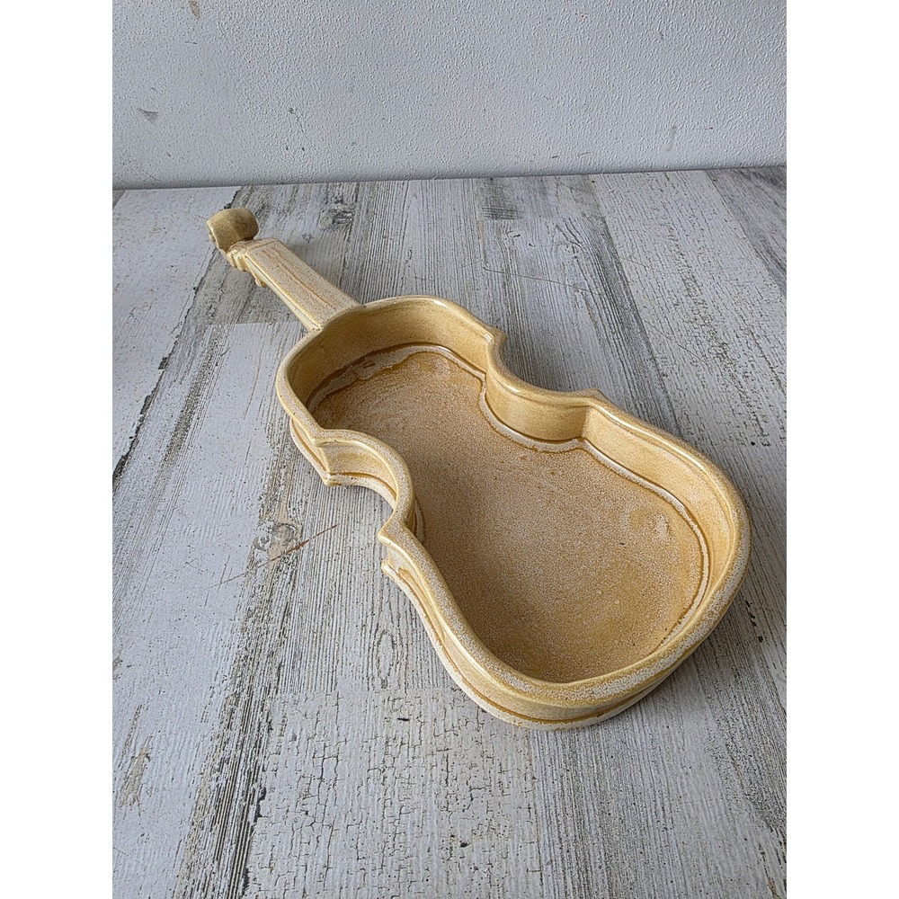 Vintage Royal Haegar‎ violin musical dish platter unique r293 guitar band unique